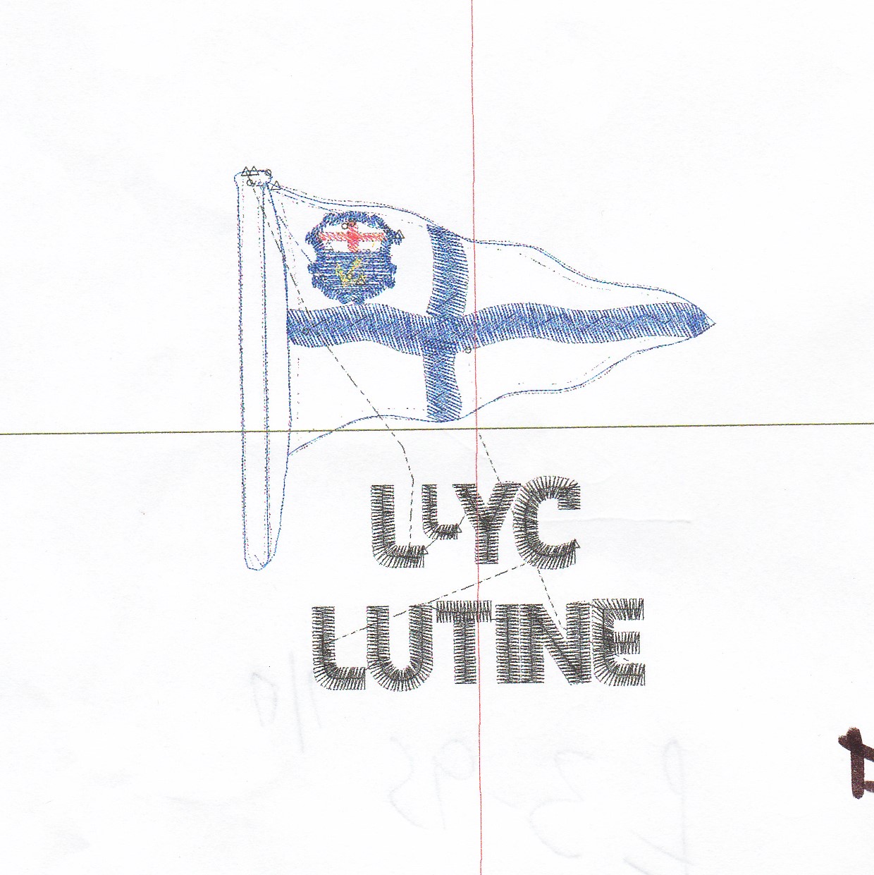 LLYC Burgee Logo Embroider