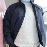 aran cable wool jumper min