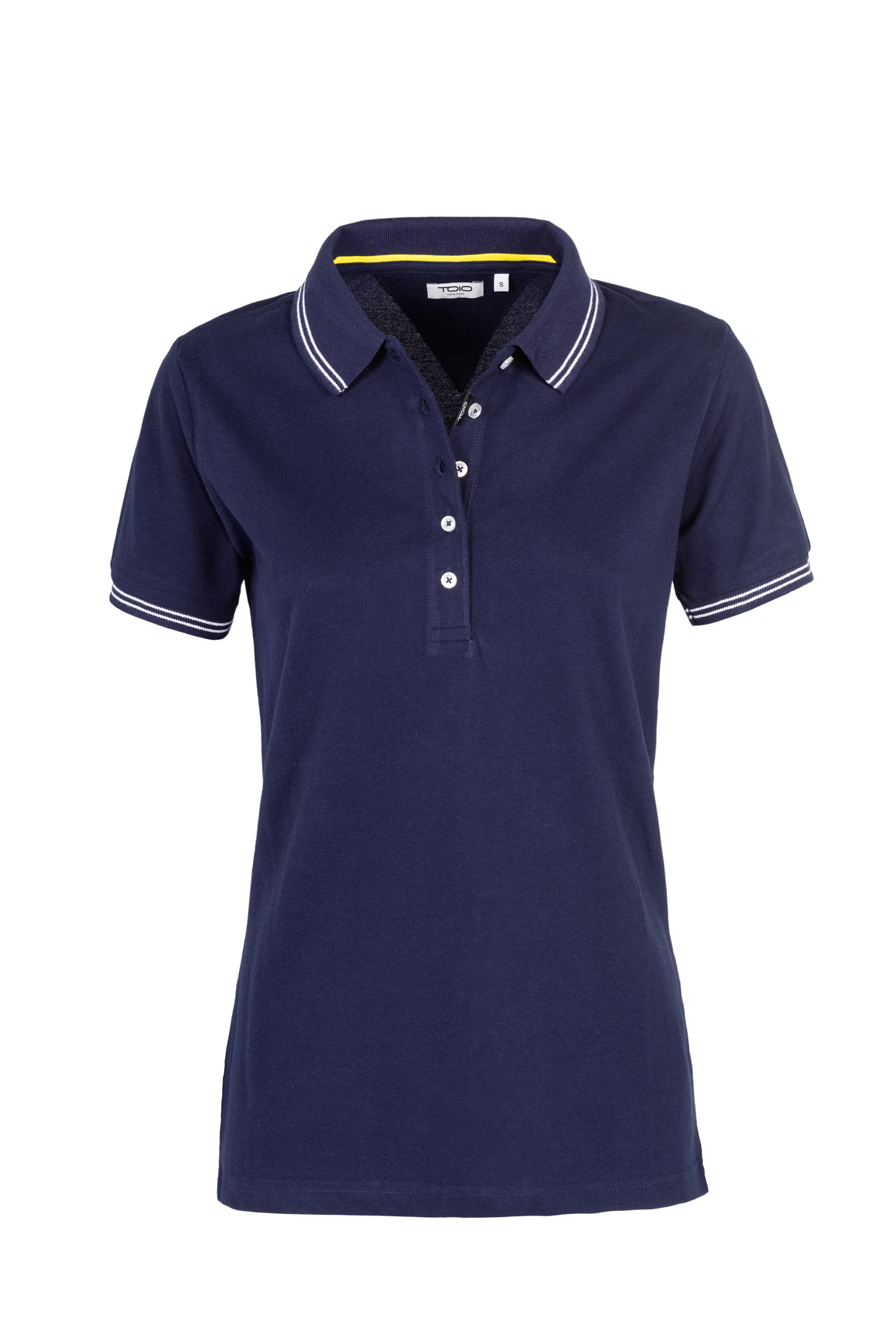 BAY POLO SHIRT WOMAN 102 DARK NAVY OPTICAL WHITE